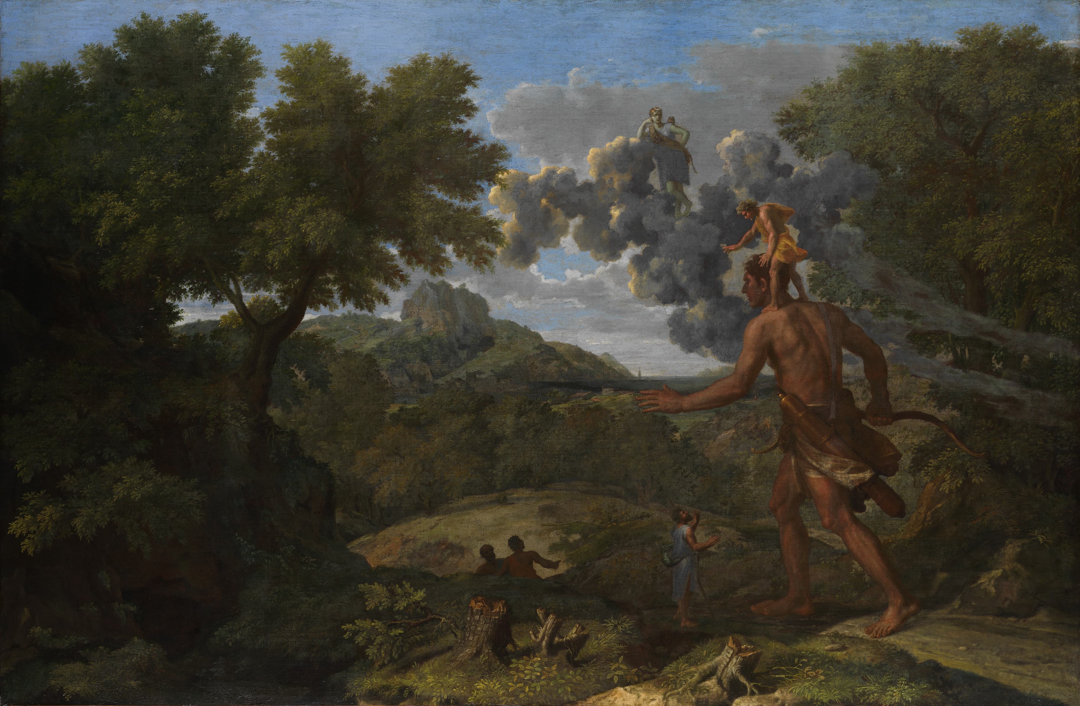 Nicolas Poussin — Blind Orion Searching for the Rising Sun