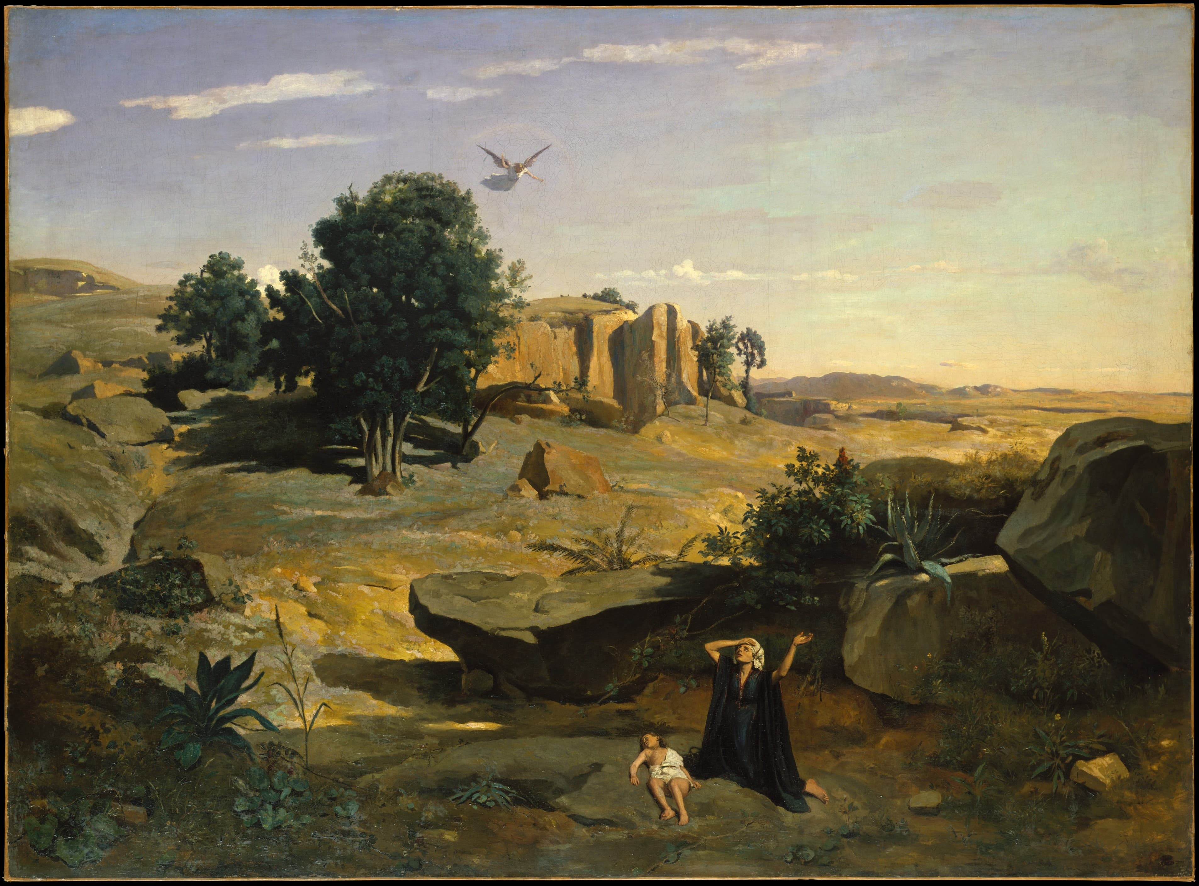 Camille Corot — Hagar in the Wilderness