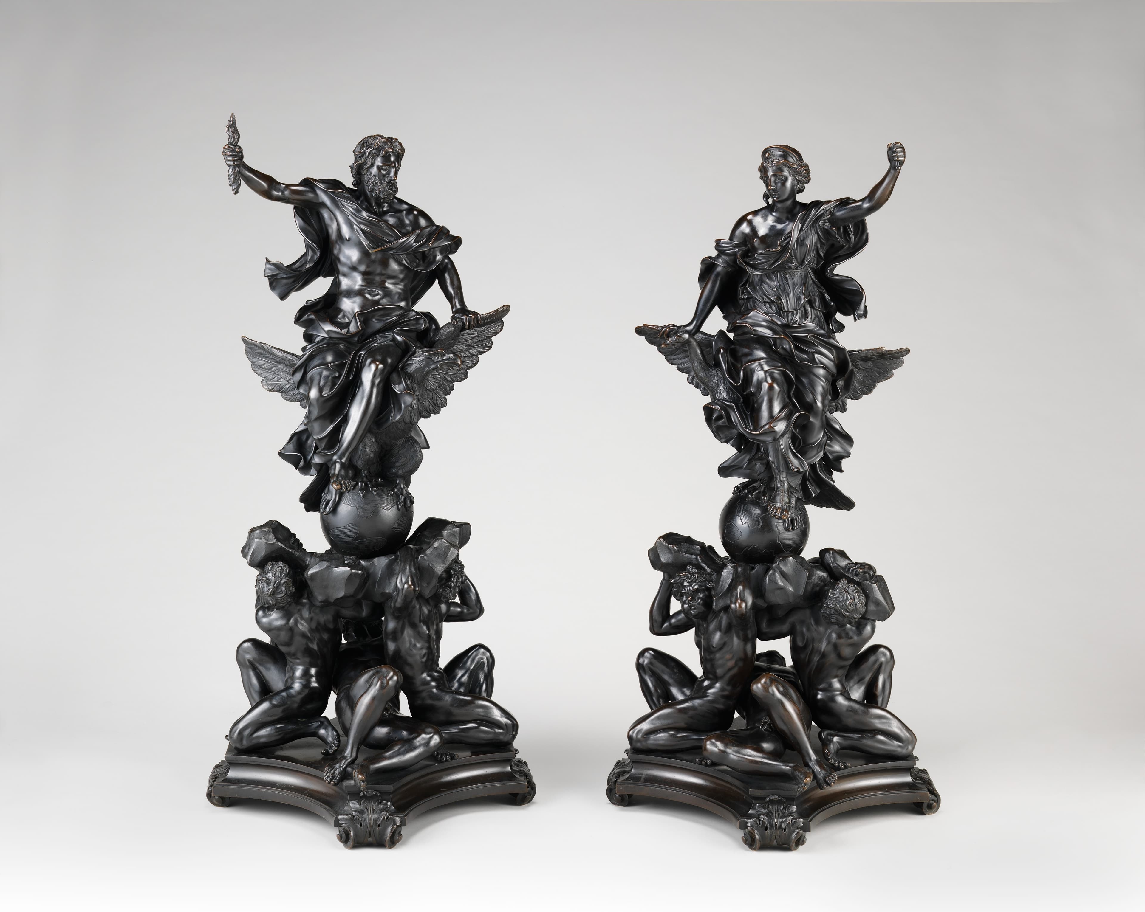 Alessandro Algardi — Andiron with figure of Jupiter (chenet) (one of a pair)